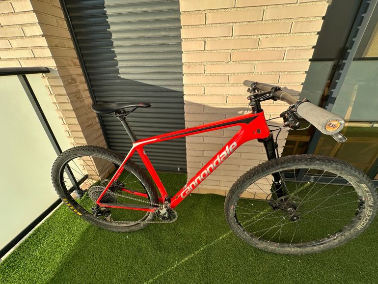 Used Cannondale F-Si Carbon 3 2019 2019 Mountainbike, Red, 29 — image 2 of 11