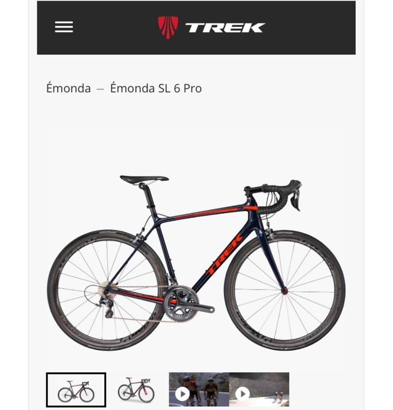 Brugt Trek Émonda SL 6 Pro 2017 2017 Road & Gravel — billede 1 af 17