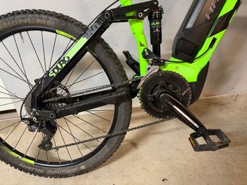 Used Haibike Fullseven Shimano Deore XT 2017 Mountainbike, Green — image 7 of 8