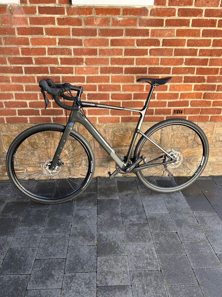 Used Cannondale Topstone Carbon 4 2024 2024 Road & Gravel, Light Gray — image 1 of 11
