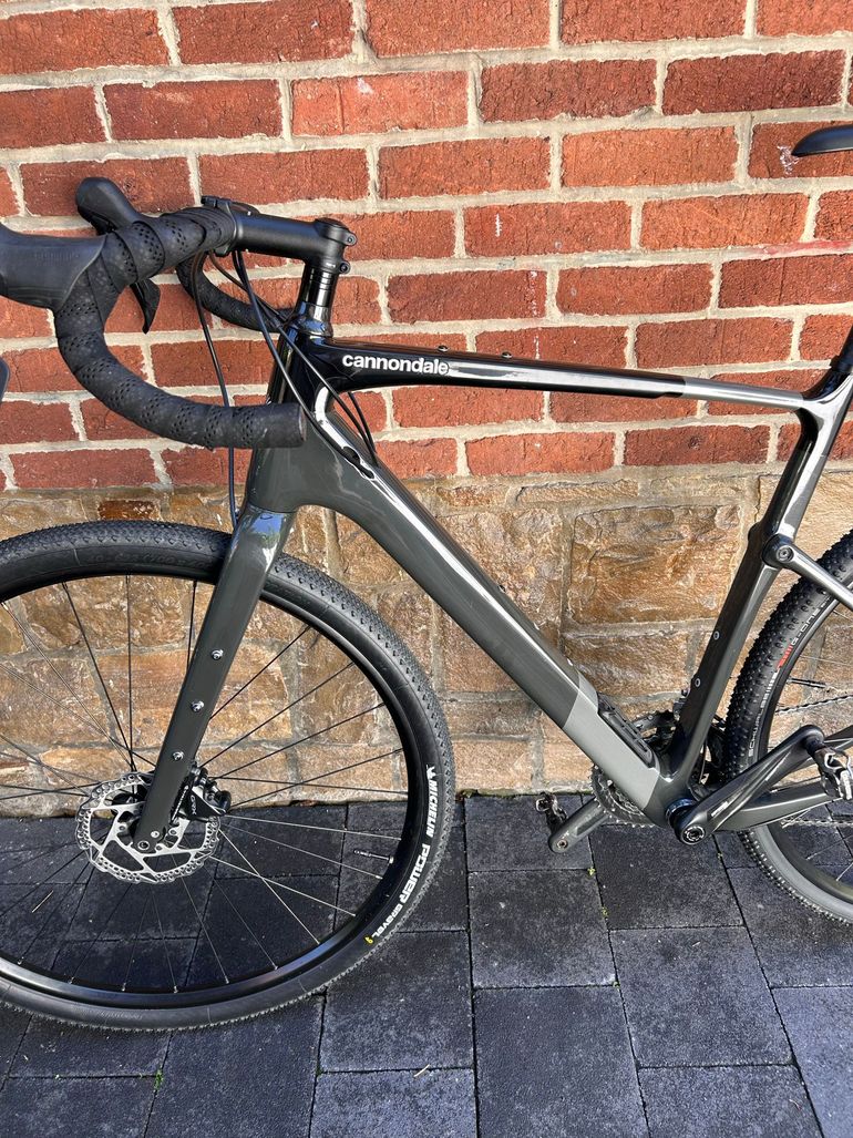 Used Cannondale Topstone Carbon 4 2024 2024 Road & Gravel, Light Gray — image 4 of 11