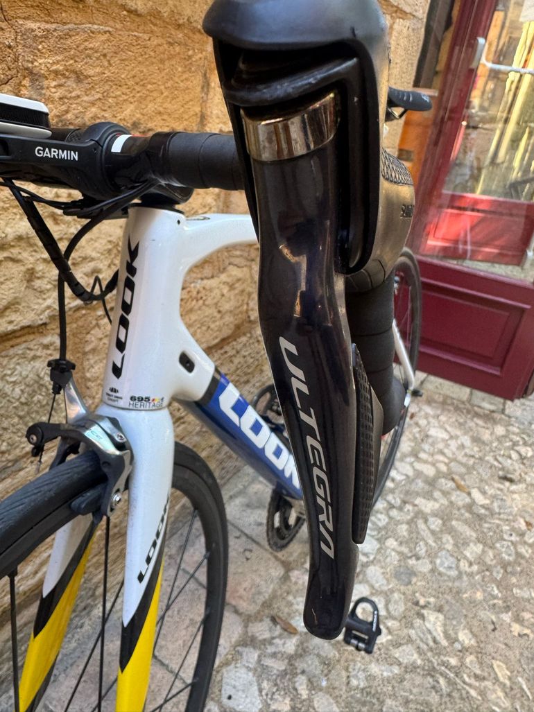 Used Look Look Vélo De Route Carbone M Shimano Ultegra Di2 2014 Road & Gravel, White — image 3 of 7