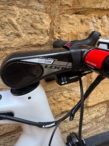 Used Look Look Vélo De Route Carbone M Shimano Ultegra Di2 2014 Road & Gravel, White — image 7 of 7