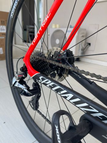 Used Specialized Specialized S-WORKS SL5 DISC 2016 Road & Gravel, Red — image 10 of 23
