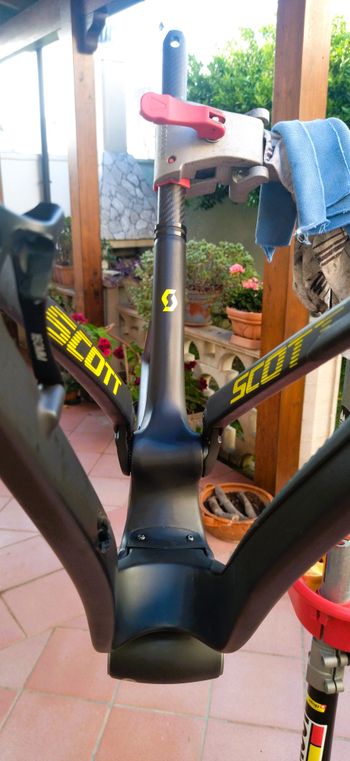 Used Scott Spark RC Team 2022 Frameset 2022 Mountainbike, Black, 29 — image 9 of 11