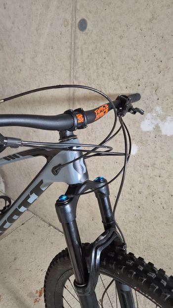 Used Scott Genius SRAM NX Eagle 2018 Mountainbike, Hellgrau — image 5 of 7