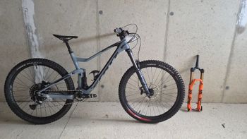 Used Scott Genius SRAM NX Eagle 2018 Mountainbike, Hellgrau — image 3 of 7