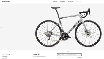 Used Specialized Tarmac SL6 Disc Sport 2020 2020 Road & Gravel, Light Gray — image 2 of 3