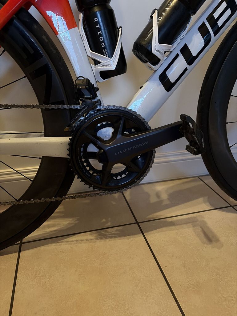 Used CUBE LITENING AERO C:68X, RACE 2025 2025 Road & Gravel, White — image 9 of 11
