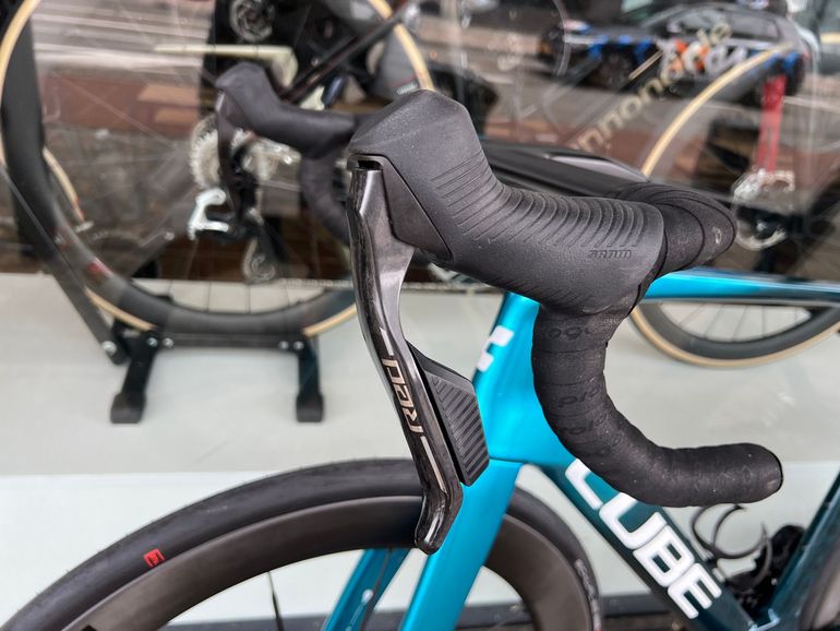 Used Cube Litening Areo 2025 Cube Litening Areo 2025 Custom SRAM Red eTap AXS 2025 Road & Gravel, Blue — image 7 of 8