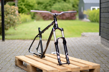 Commencal, Commencal Ramones LT Steel Hardtail MTB Frameset (Size L) + RockShox Revelation RL 150mm Frameset