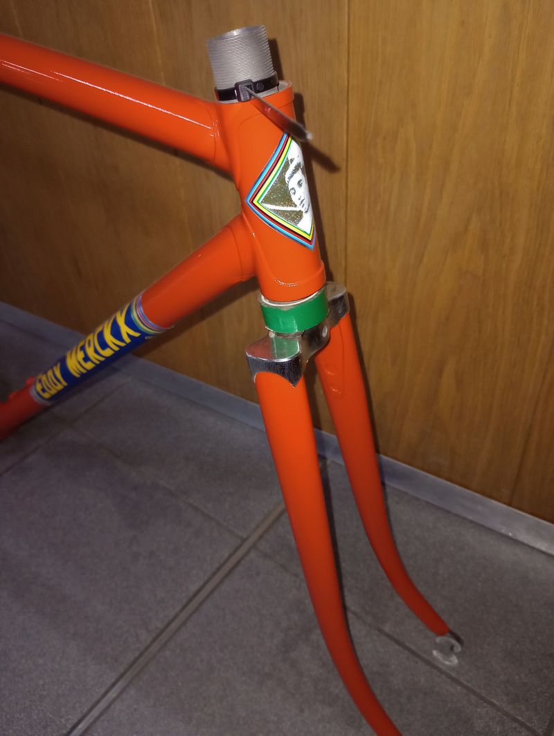 Eddy Merckx Kessels 1974 Frameset 1974 Road & Gravel usato, Arancione — immagine 2 di 6
