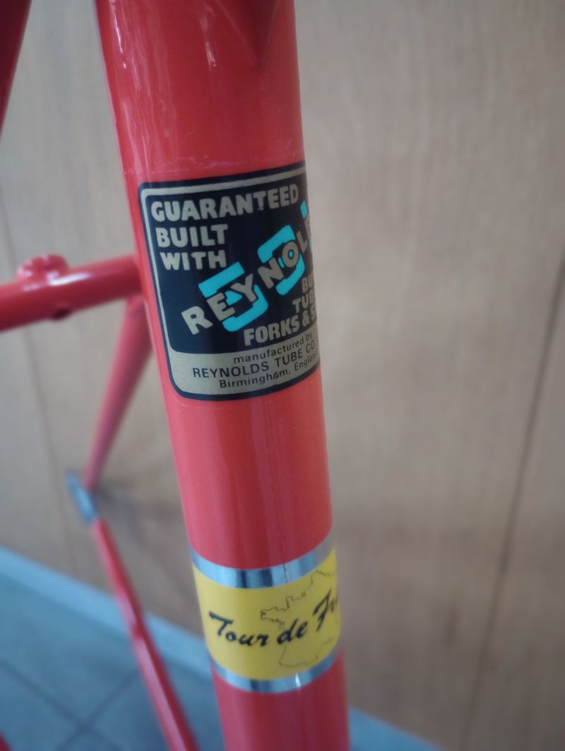 Eddy Merckx Kessels 1974 Frameset 1974 Road & Gravel usato, Arancione — immagine 5 di 6