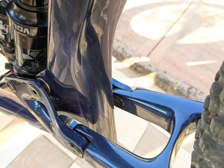 Used Trek Fuel EX 9.8 XT Gen 6 2024 Frameset 2024 Mountainbike, Blue, 29 — image 2 of 12