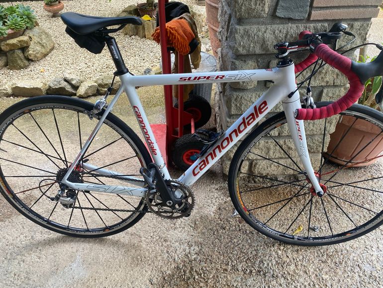 Used Cannondale Superx Shimano Dura Ace 2008 Road & Gravel, Weiß — image 4 of 6