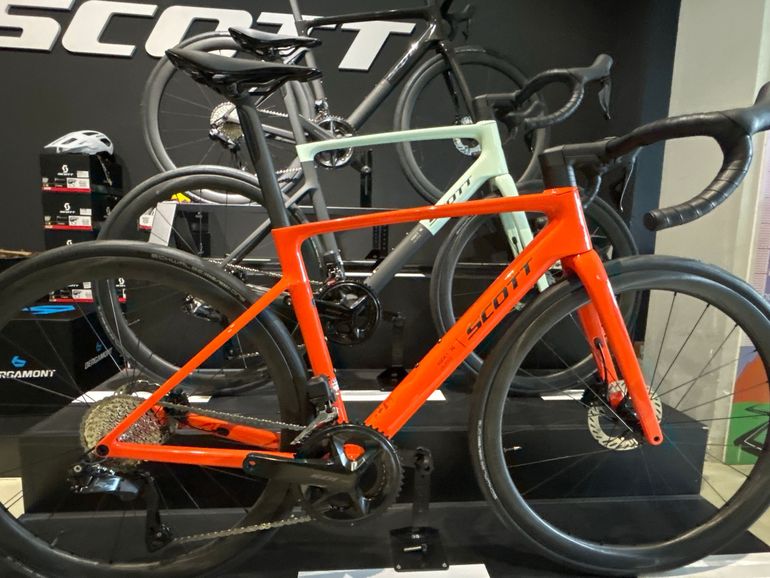 Used Scott Addict RC 30 2025 2025 Road & Gravel, Orange — image 1 of 4