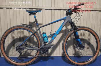 Used CUBE Cube C:62 2019 2019 Mountainbike, Blue — image 7 of 8