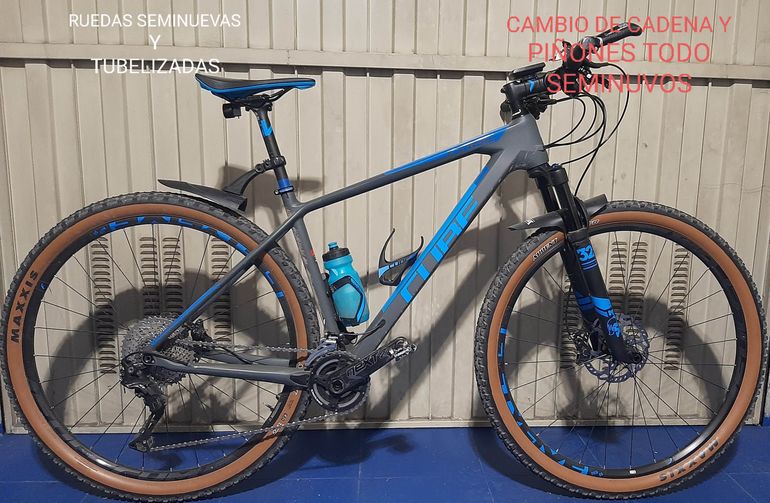 Used CUBE Cube C:62 2019 2019 Mountainbike, Blue — image 7 of 8