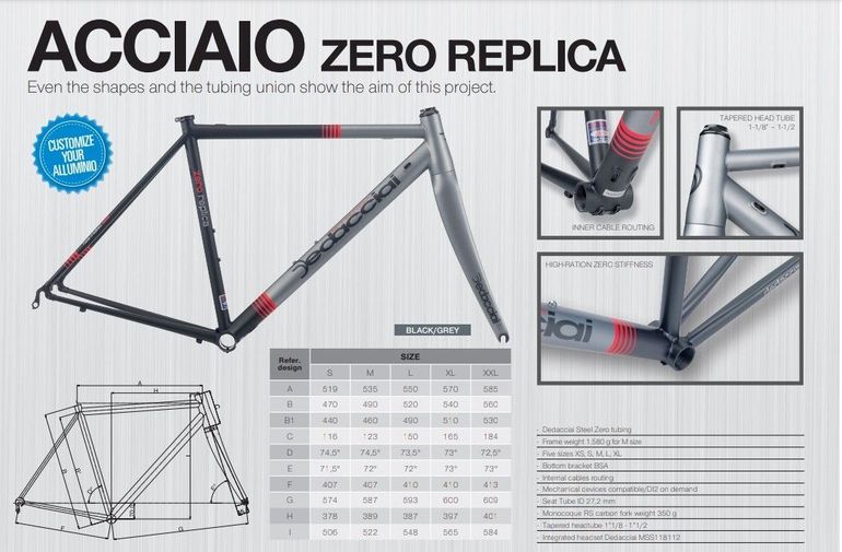 Used Dedacciai Dedacciai Custom Frameset 2016 Road & Gravel — image 11 of 12