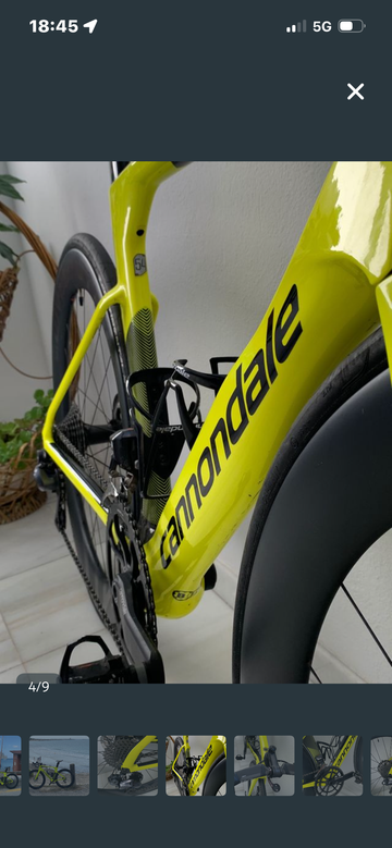 Used Cannondale Systemsix Shimano Ultegra Di2 2019 Road & Gravel, Orange — image 9 of 17