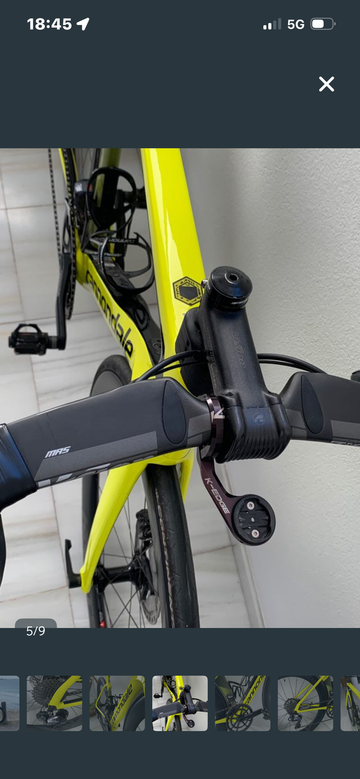 Used Cannondale Systemsix Shimano Ultegra Di2 2019 Road & Gravel, Orange — image 8 of 17