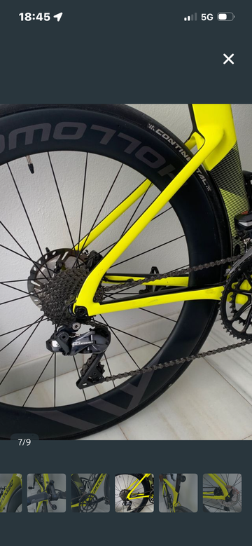 Used Cannondale Systemsix Shimano Ultegra Di2 2019 Road & Gravel, Orange — image 6 of 17