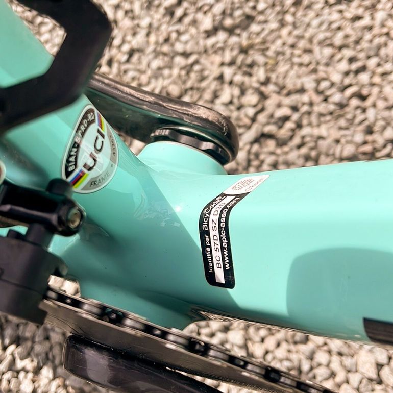 Used Bianchi Sprint SRAM Force 2025 Road & Gravel, Blue — image 9 of 10