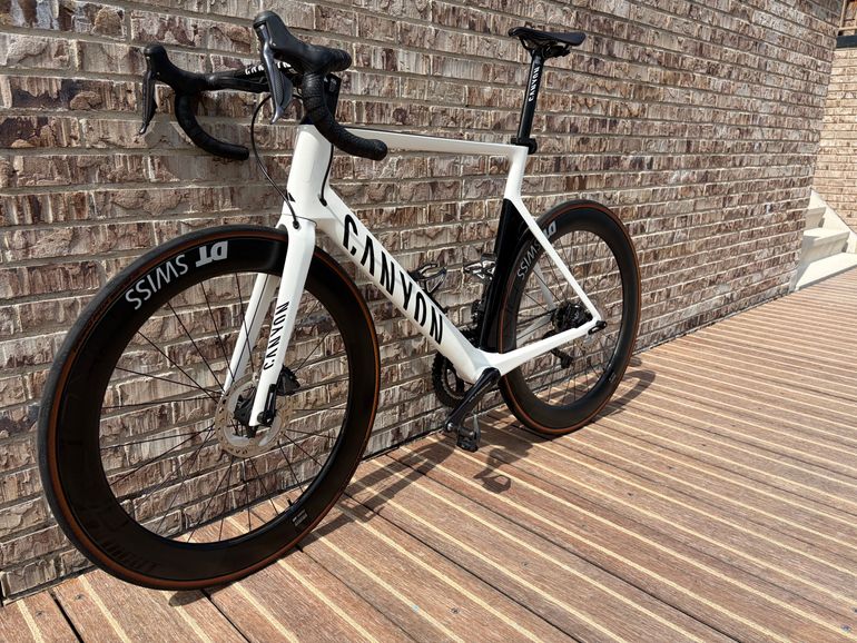 Used Canyon Aeroad CF SL Disc 8.0 AF 2020 2020 Road & Gravel, White — image 2 of 11