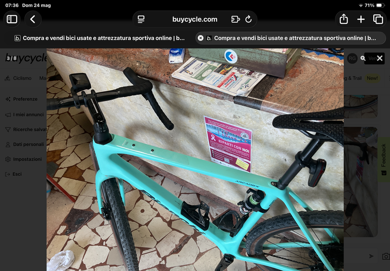 Used Bianchi ARCADEX PRO 2025 Road & Gravel, Green — image 2 of 5