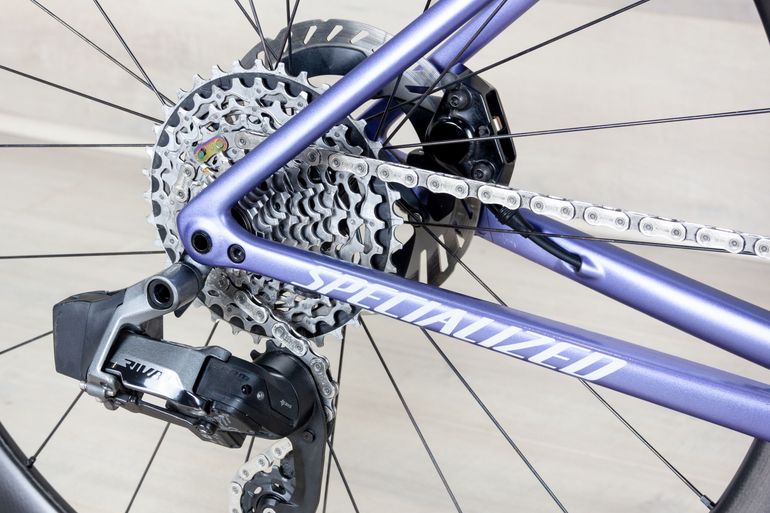 Used Specialized Tarmac SL8 Expert 2024 Road & Gravel, Purple — image 8 of 15