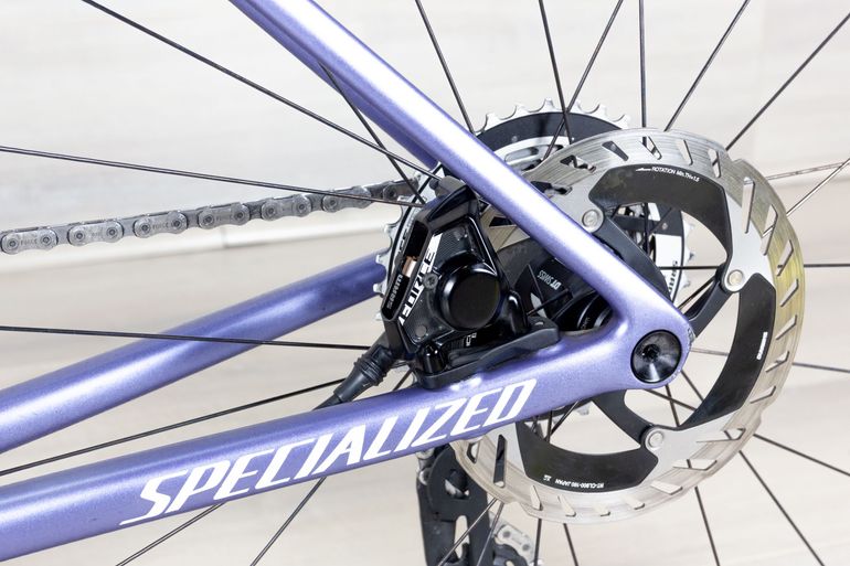 Used Specialized Tarmac SL8 Expert 2024 Road & Gravel, Purple — image 13 of 15