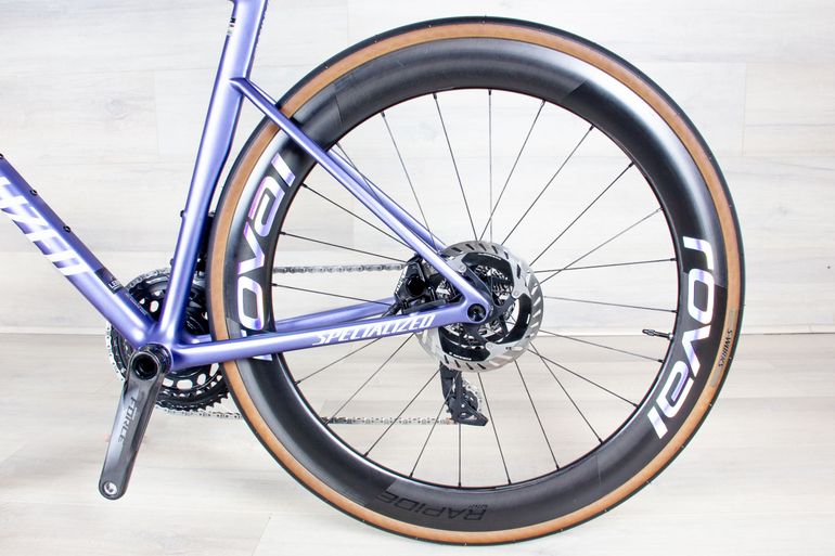 Used Specialized Tarmac SL8 Expert 2024 Road & Gravel, Purple — image 12 of 15