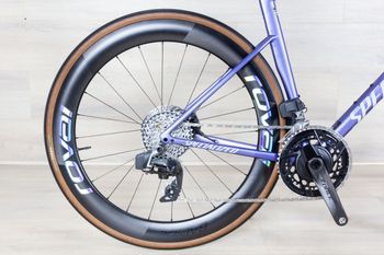 Used Specialized Tarmac SL8 Expert 2024 Road & Gravel, Purple — image 3 of 15