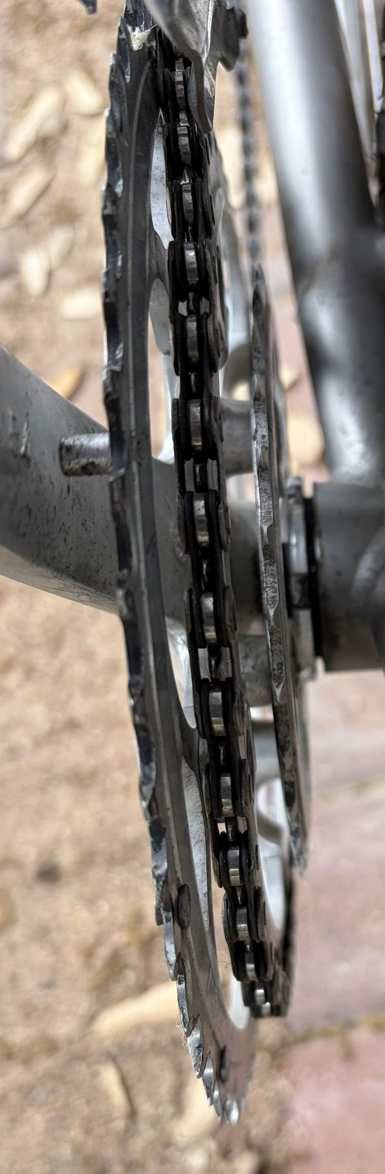Used Samson Telluride, Titanium 27 Speed Road Bike, 2000 Road & Gravel, Light Gray — image 2 of 19