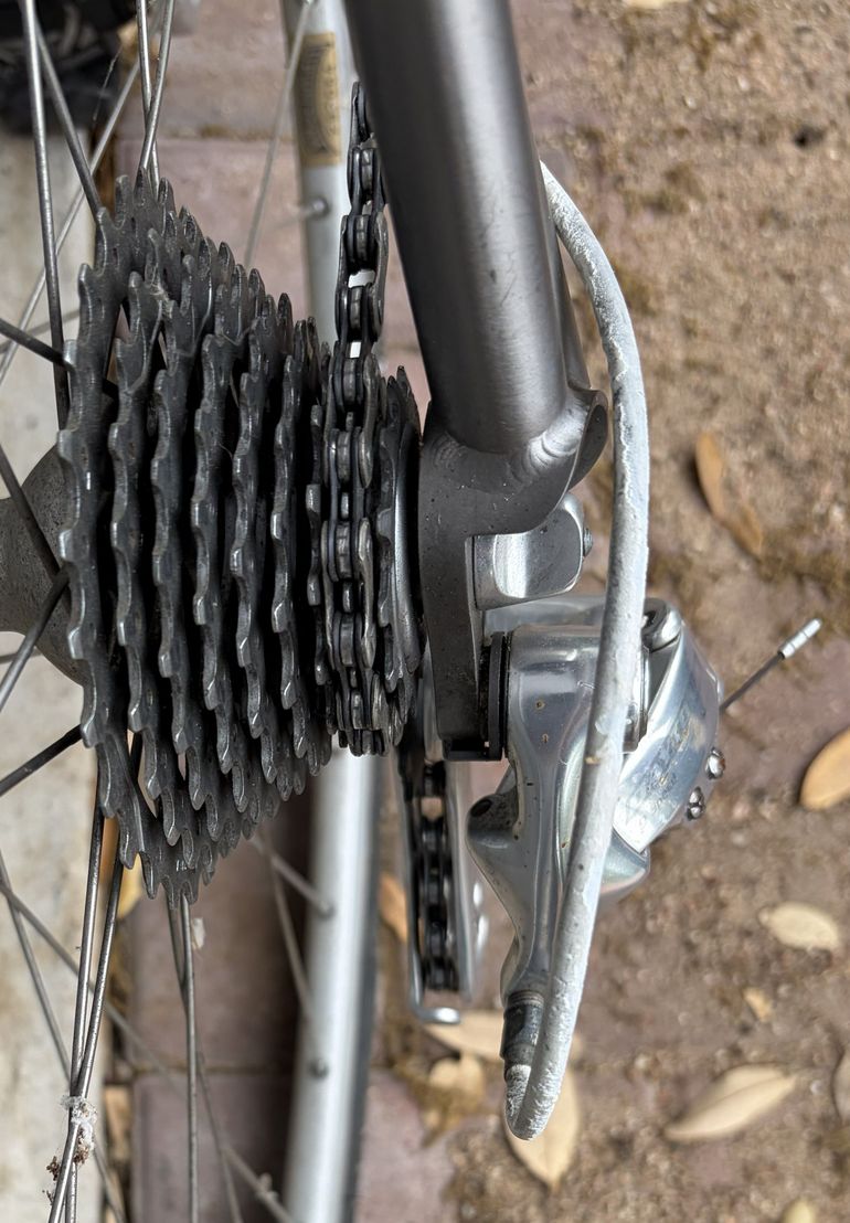 Used Samson Telluride, Titanium 27 Speed Road Bike, 2000 Road & Gravel, Light Gray — image 13 of 19