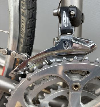 Used Samson Telluride, Titanium 27 Speed Road Bike, 2000 Road & Gravel, Light Gray — image 10 of 19