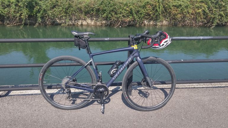 Used Specialized Specializex Diverge Comp CARBON 2018 Road & Gravel, Negro — image 1 of 1