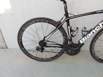 Used Bianchi Infinito CV Ultegra Di2 Disc Compact 2015 2015 Road & Gravel, Black — image 3 of 4
