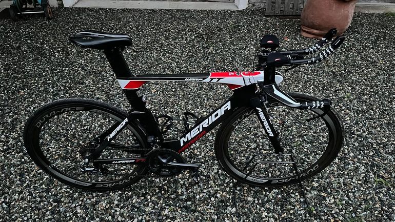 Used Merida Warp CF 7-E 2014 Frameset 2014 Road & Gravel, White — image 1 of 6
