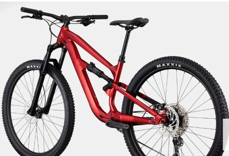Used Cannondale Habit 4 2024 2024 Mountainbike, Red, 27.5 — image 2 of 6