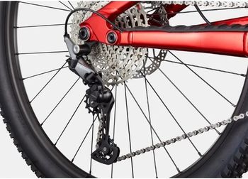 Used Cannondale Habit 4 2024 2024 Mountainbike, Red, 27.5 — image 3 of 6