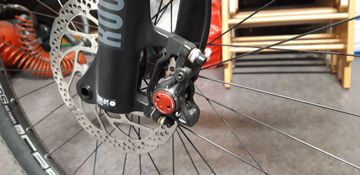 Used Olympia Custom SRAM NX Eagle 2022 Mountainbike, Red, 29 — image 7 of 9