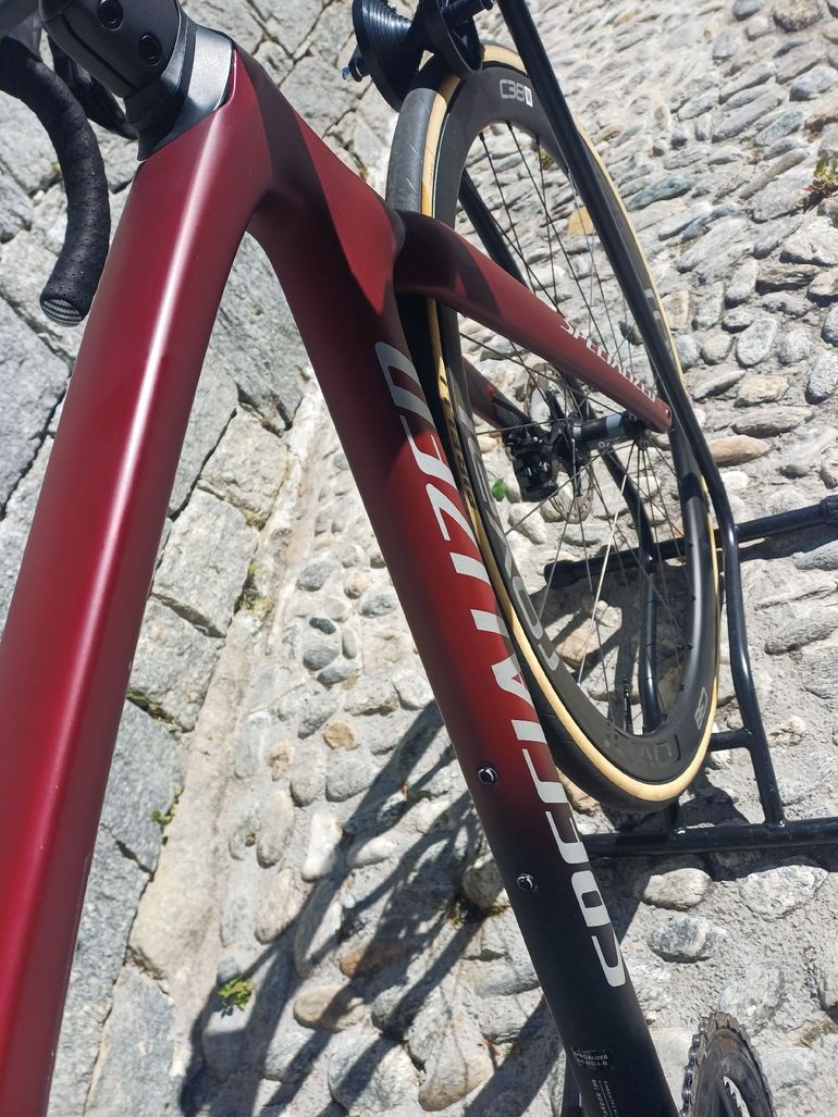 Used Specialized Tarmac SL7 Expert - Ultegra Di2 2022 2022 Road & Gravel, Red — image 13 of 14