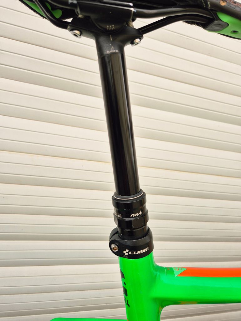 Used CUBE Stereo Shimano Deore XT 2015 Mountainbike, Green — image 19 of 27