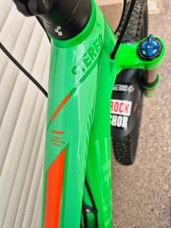 Used CUBE Stereo Shimano Deore XT 2015 Mountainbike, Green — image 5 of 27
