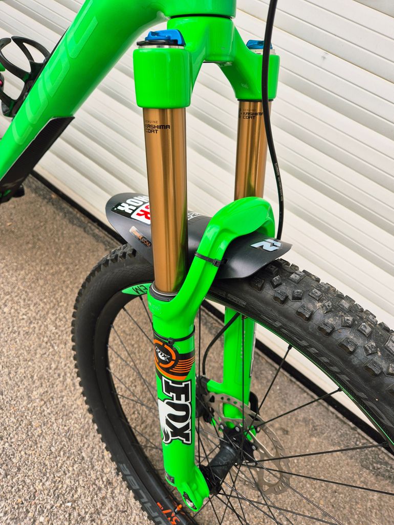Used CUBE Stereo Shimano Deore XT 2015 Mountainbike, Green — image 6 of 27