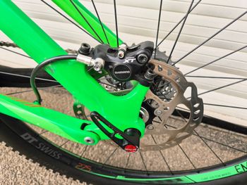 Used CUBE Stereo Shimano Deore XT 2015 Mountainbike, Green — image 21 of 27