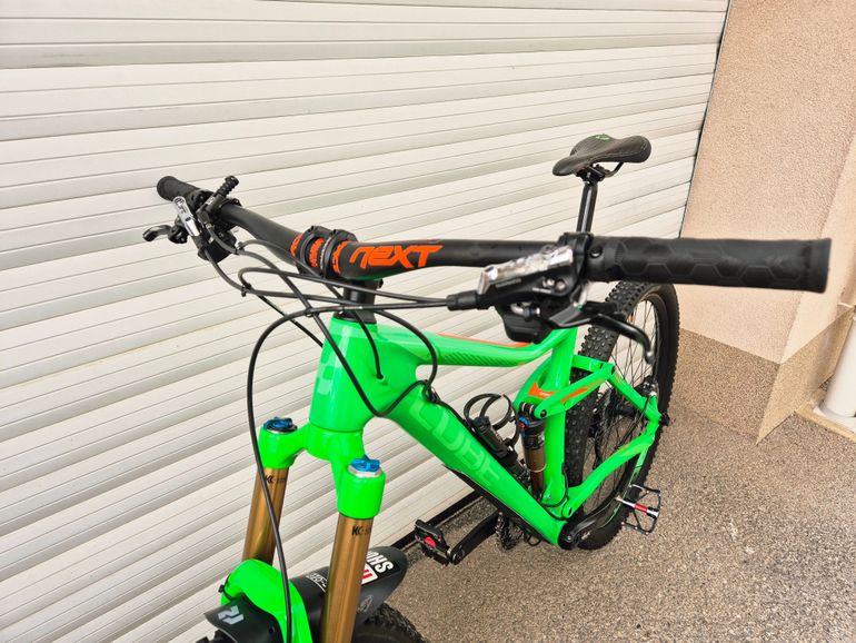 Used CUBE Stereo Shimano Deore XT 2015 Mountainbike, Green — image 3 of 27