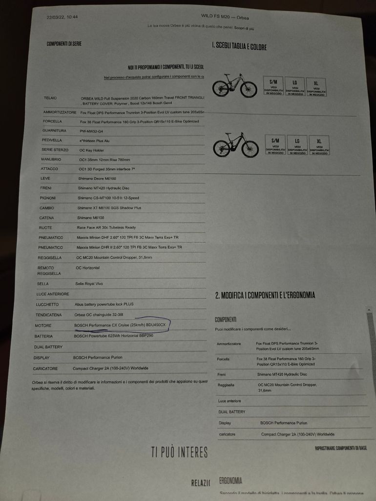 Used Orbea WILD FS M20 20mph 2020 2020 Mountainbike — image 3 of 3