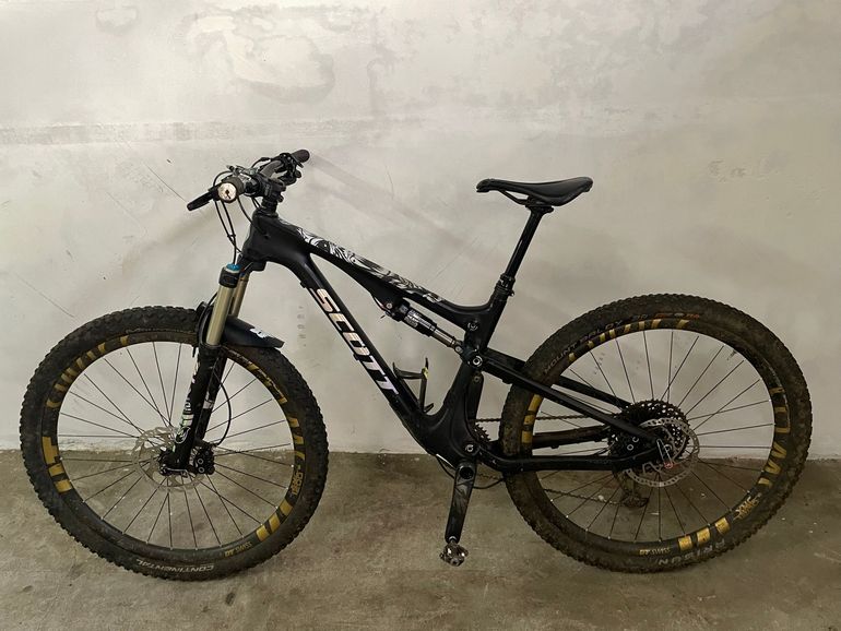Used Scott Genius SRAM GX Eagle AXS 2017 Mountainbike, Black, 29 — image 2 of 19